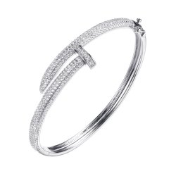 Браслет из серебра с фианитом (Арт.mp-b00835-x-w-x-x-w)