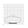 Браслет из белого золота с бриллиантами и сапфирами (Арт.2050070-3)