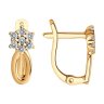 Серьги из серебра с фианитами (Арт.93020482)