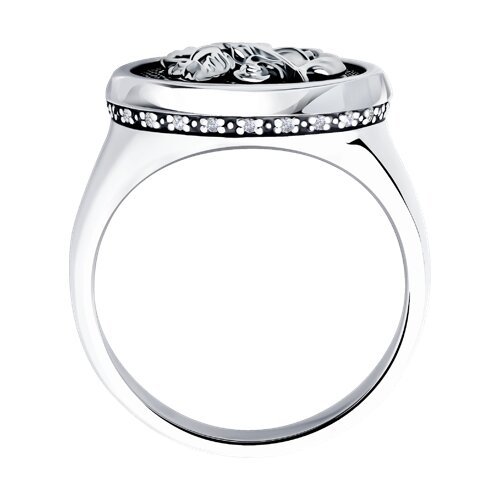 Кольцо из серебра с фианитами (Арт.95010233)