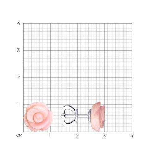 Серьги из серебра (Арт.94-122-00479-1)