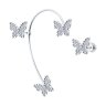 Серьга из серебра с фианитами (Арт.94170325)
