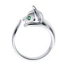 Кольцо из серебра с фианитами (Арт.94011327)