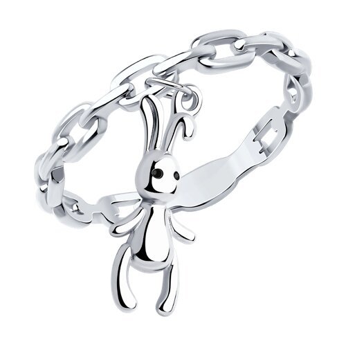 Кольцо из серебра с эмалью (Арт.94013733)
