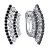 Серьги из белого золота с бриллиантами (Арт.7020129-3)