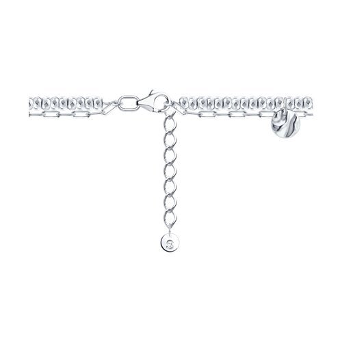 Браслет из серебра с гематитом (Арт.83050069)