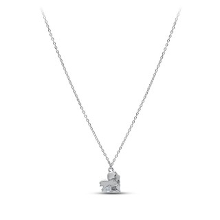 Ожерелье серебряное с кубическим цирконием «Крылья Сердца» Myjewels (арт.0512)