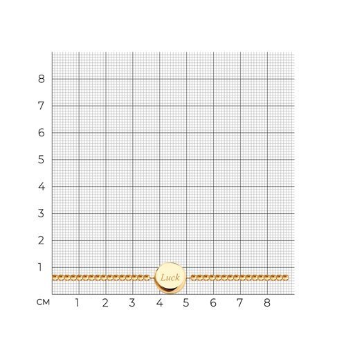 Браслет из золота с гравировкой (Арт.051205)