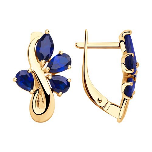 Серьги золотые пробы 585 (Арт.725755)