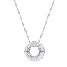 Ожерелье из серебра с фианитами «Ice Circle» Fresh Jewelry (арт.CZ-N02989-X-W-X-X-W)