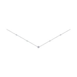 Колье из серебра с фианитами (Арт.94070129)