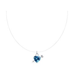 Колье из серебра с фианитом (Арт.94070632)