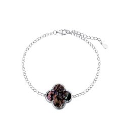 Браслет из серебра с жемчугом (Арт.tc-b02028-x-w-psa-x-x)