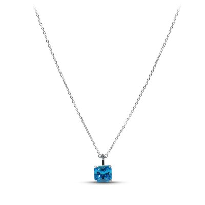 Ожерелье серебряное с кубическим цирконием «Крылья неба» Myjewels (арт.2512)