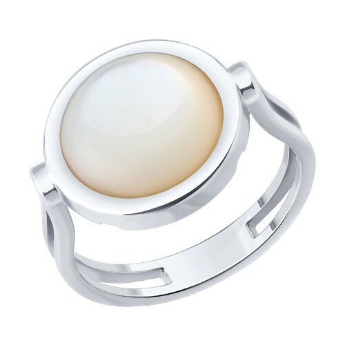 Кольцо из серебра с перламутром (Арт.94-310-02315-1)