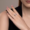Кольцо из белого золота с бриллиантами «Сияние статуса» Соколов (арт.1012643-3)
