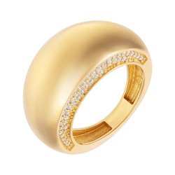 Кольцо из золота с бриллиантом (Арт.n4900_ygdw_ko_yg)
