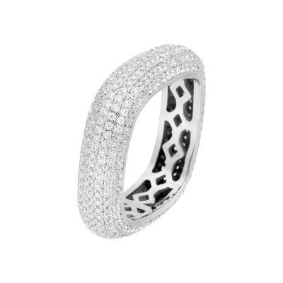 Кольцо из серебра с кубическим цирконием «Caviar Shine» Fresh Jewelry (арт.MP-R00905-X-W-X-X-W)