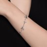 Браслет из серебра с топазами (Арт.92050167)