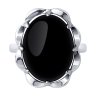 Кольцо из серебра с агатом (Арт.94-310-01916-1)