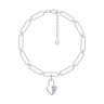 Браслет из серебра с фианитами (Арт.94051162)