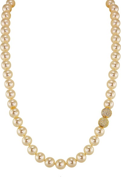 Ожерелье серебро с жемчугом и куб. цирконием «Pearl Kiss 5G» Rivoli (арт.32L-GK-5)
