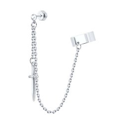 Серьга из серебра (Арт.94170326)