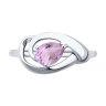 Кольцо из серебра с аметистом (Арт.94-310-00594-3)