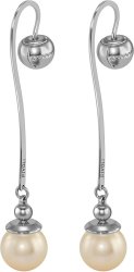Серьги из серебра с жемчугом (Арт.aas-10-10-5-s)