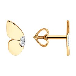 Серьги из золота с бриллиантами (Арт.51-222-02300-1)