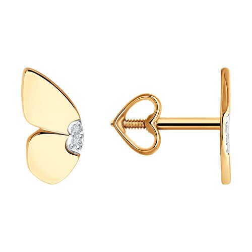 Серьги из золота с бриллиантами (Арт.51-222-02300-1)