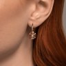 Серьги из золота с фианитами (Арт.0200306)