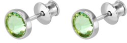Серьги из серебра с кристаллом swarovski (Арт.bds-5-ss30-45-s)