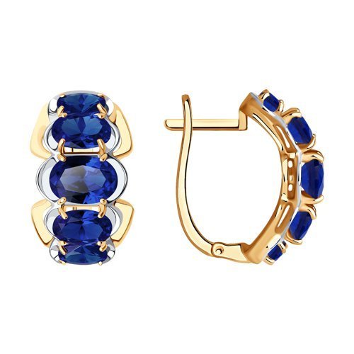 Серьги золотые пробы 585 (Арт.724565)