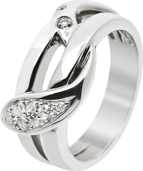 Кольцо из белого золота с бриллиантом (Арт.db050gb2s)