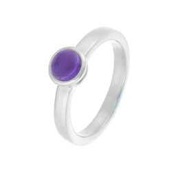 Кольцо из серебра с аметистом (Арт.rb-r00489-x-w-pur-x-x)