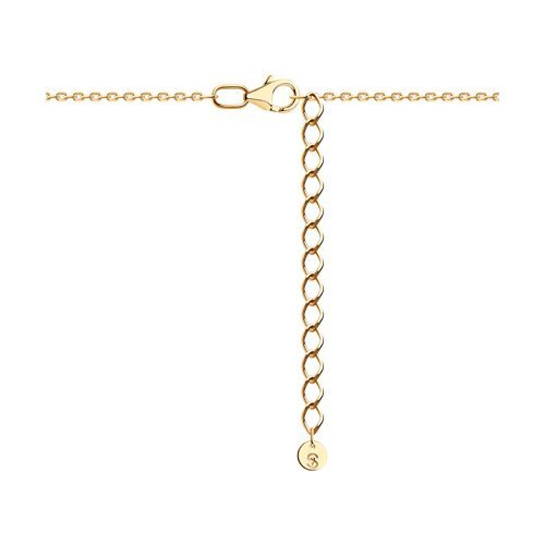 Колье из золочёного серебра с эмалью «Весёлая Белка» SOKOLOV (арт.93070138)