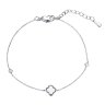 Браслет из серебра с керамикой и фианитом (Арт.tc-b02156-w-w-x-x-w)