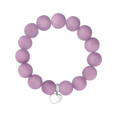 Браслет серебряный с кварцем «Карамельное Сердце» Estet (арт.01Б452335-2)