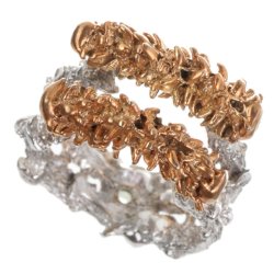 Серебряное кольцо BEAVERS с гранатом 1261g