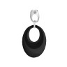 Кулон с керамикой и кубическим цирконием «Ceramic Eclipse» Fresh Jewelry (арт.TM-P01031-B-W-X-X-W)
