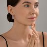 Серьги из серебра с аметистами и фианитами (Арт.94-321-02647-2)