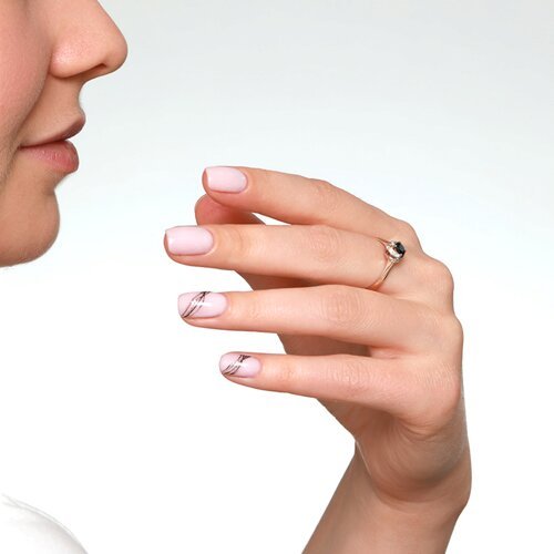 Кольцо из золота с бриллиантами и сапфиром (Арт.2011039)