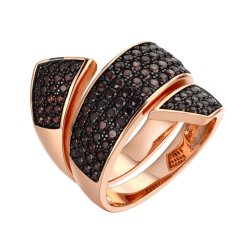 Кольцо из серебра с фианитом (Арт.cz-r02523-x-gb-x-x-br)