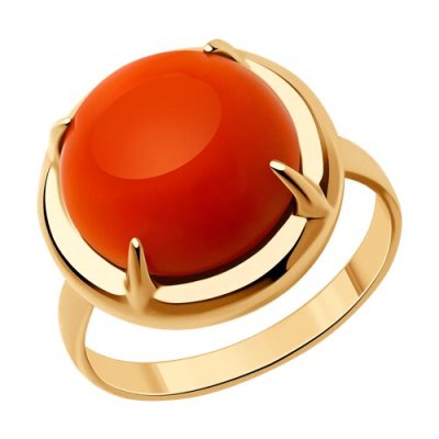 Кольцо из золочёного серебра (Арт.93-310-01917-1)