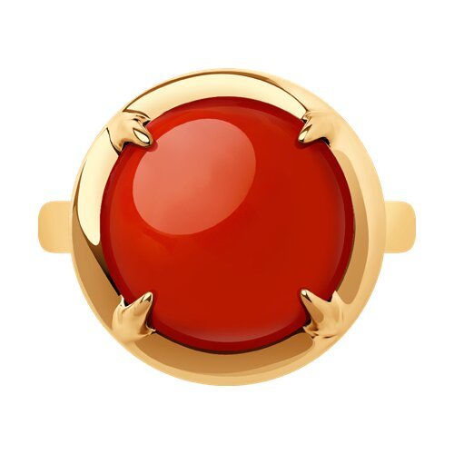 Кольцо из золочёного серебра (Арт.93-310-01917-1)