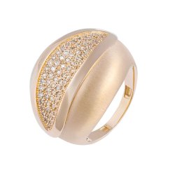 Кольцо из золота с бриллиантом (Арт.sev_197_ko_dn_yg)