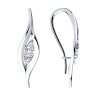 Серьги из серебра с фианитами (Арт.94-120-00873-1)