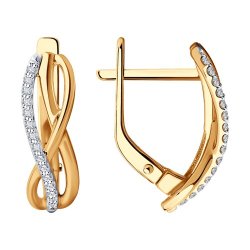 Серьги из золота с бриллиантами (Арт.51-220-01896-1)