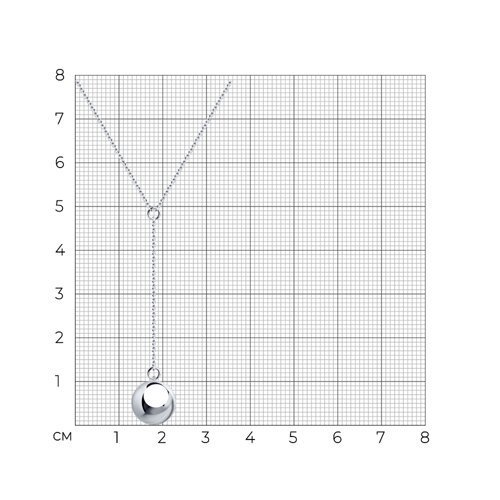 Колье из серебра (Арт.94-170-01487-1)